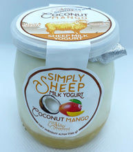 Load image into Gallery viewer, Case of 6; Glass jar sheep’s milk yogurt 4.7oz 1 flavor per case