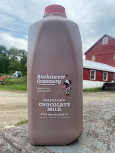 Half gallon creamline chocolate milk