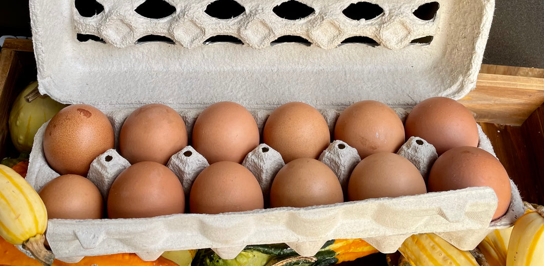 Fresh non-GMO pasture raised eggs